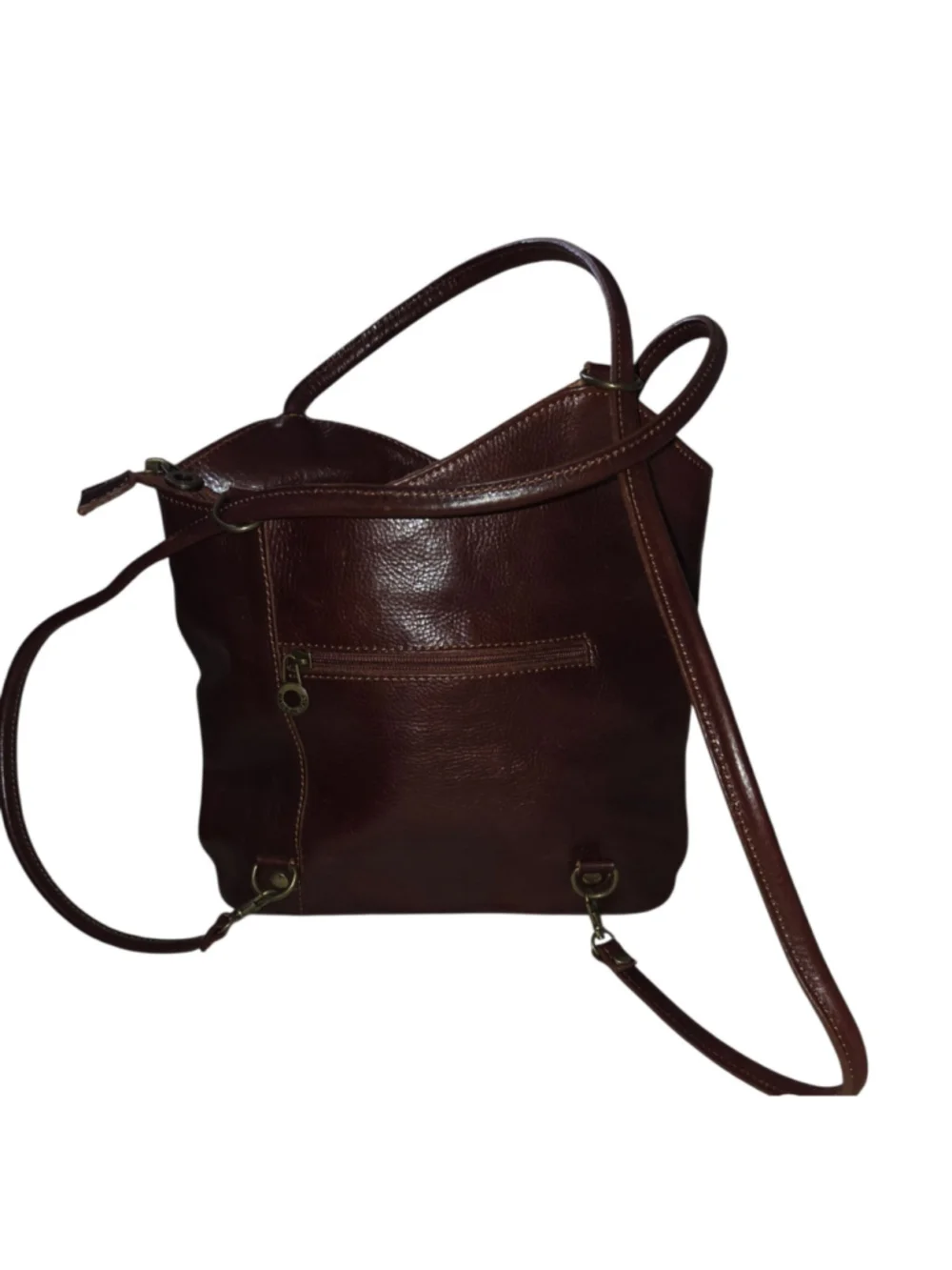 Marco Firenze Convertible Brown Leather Bag - A Versatile Essential
